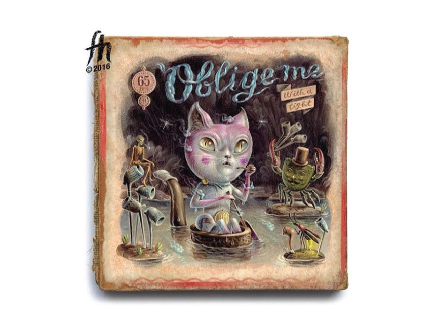 The process behind Femke Hiemstra's otherworldly folklore paintings