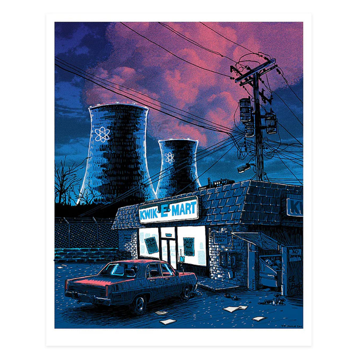 Night Falls on the Springfield Nuclear Power Plant (The Simpsons)