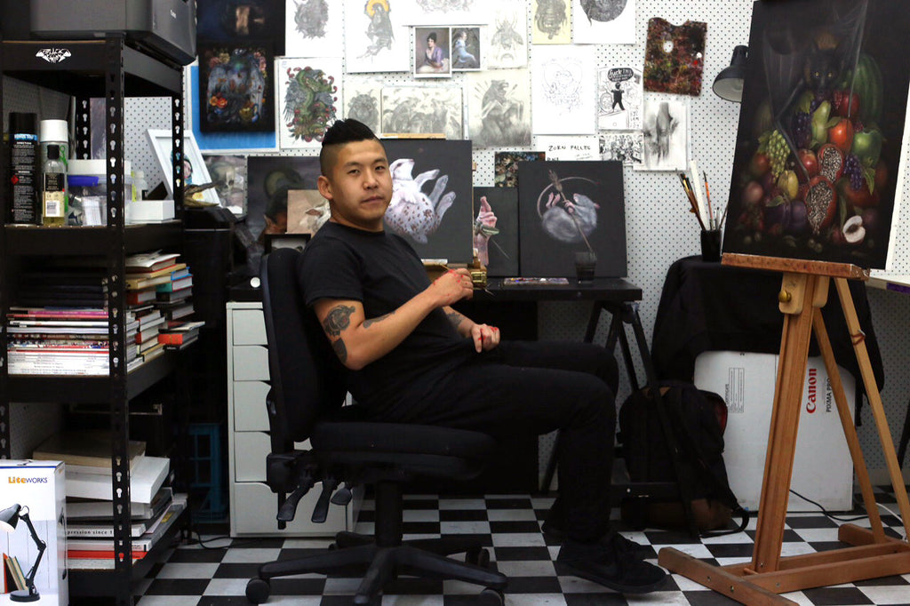 Sam Yong talks about 'KEEPSAKES' opening at Outré Gallery