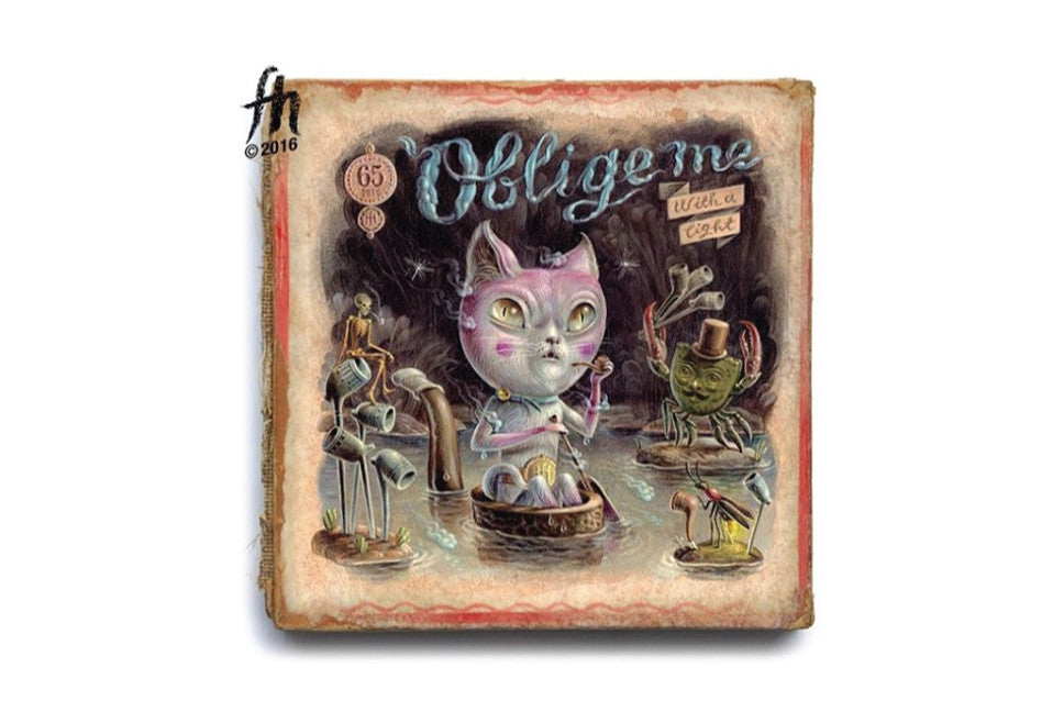 The process behind Femke Hiemstra's otherworldly folklore paintings