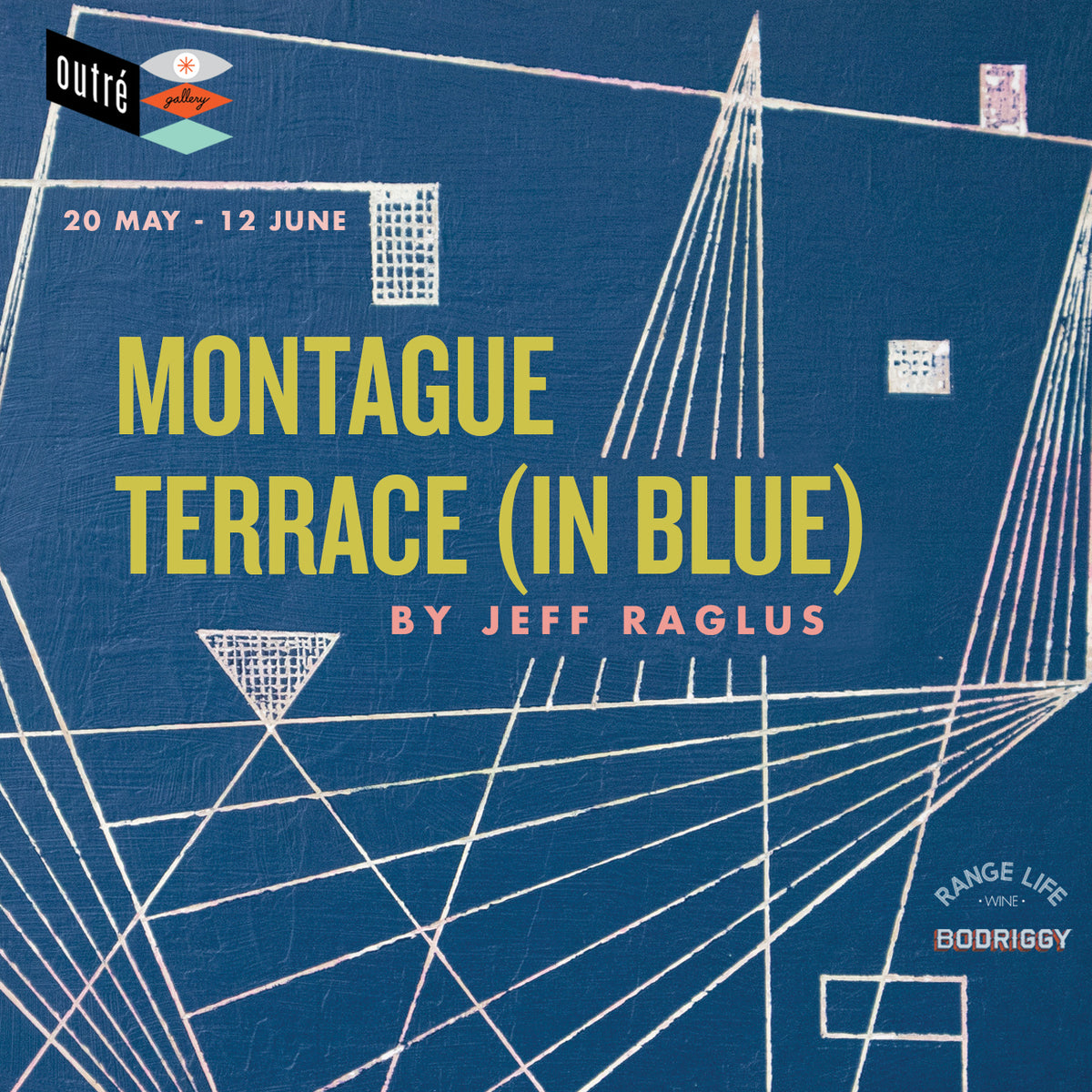 Jeff Ruge Jeff Raglus – Montague Terrace (In Blue) – Outré Gallery