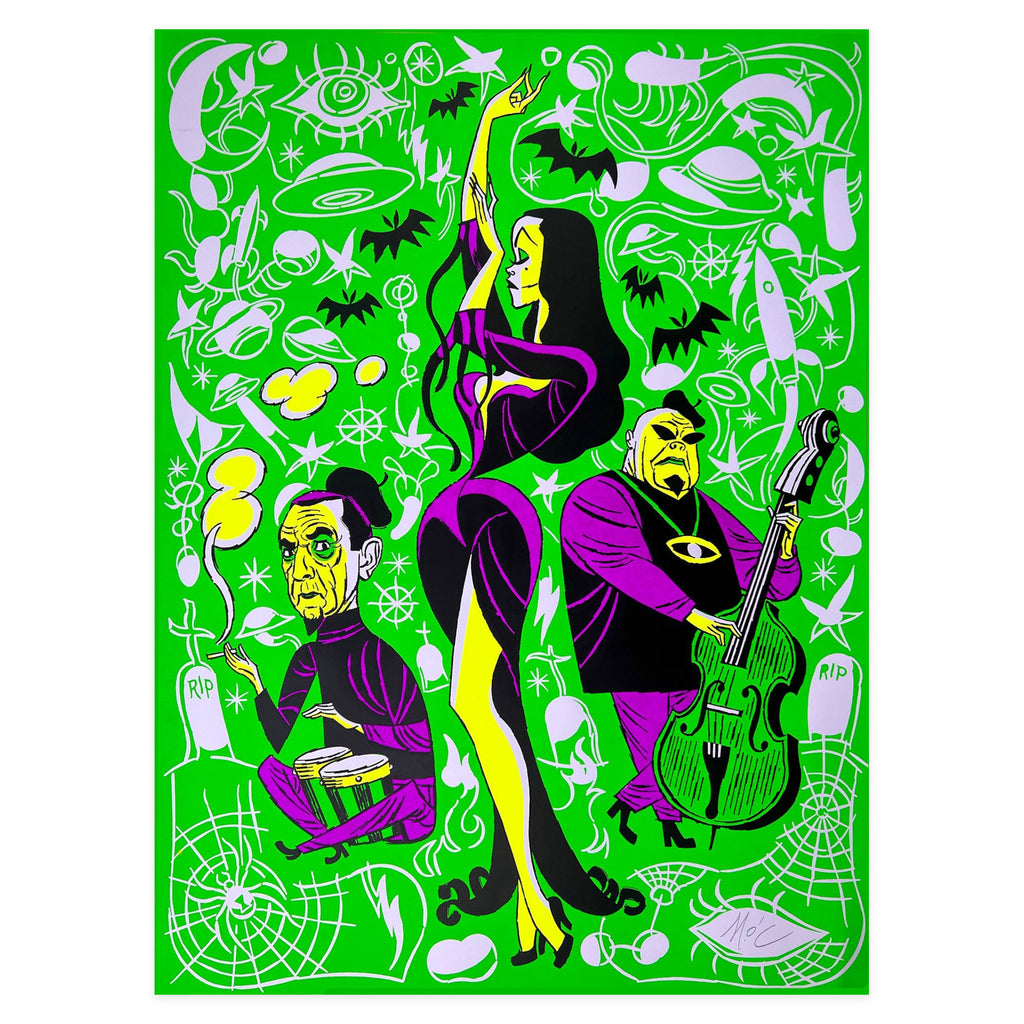 B-Movie Beatniks (green and purple)