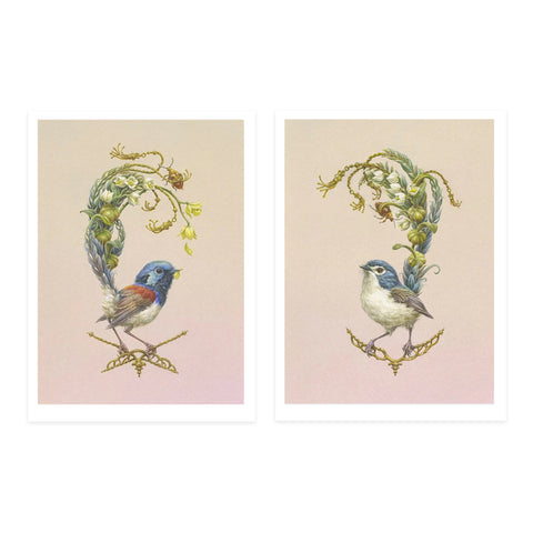 Lovely Wrens (set of 2)