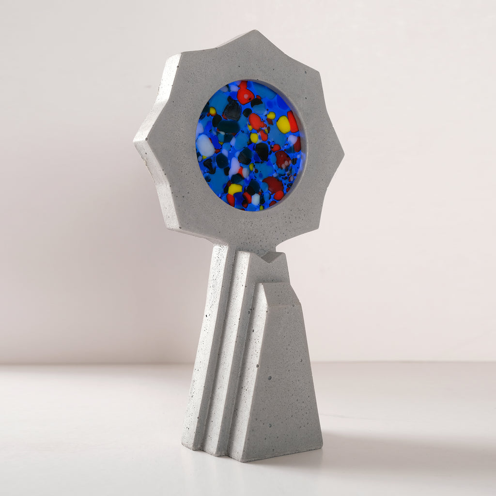 Flower Monolith - Blue Confetti
