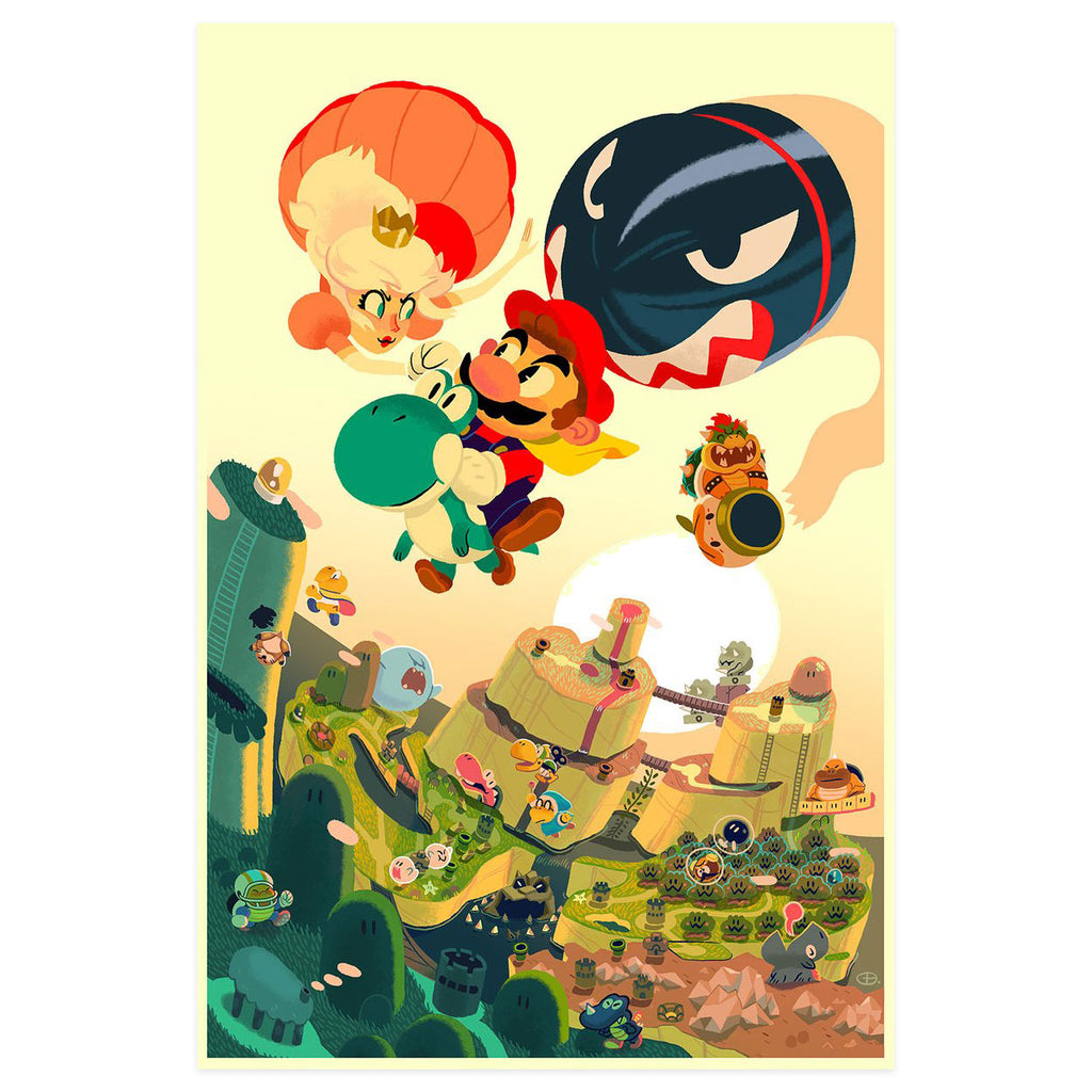 Dinosaur Land, 1990 (Super Mario World)