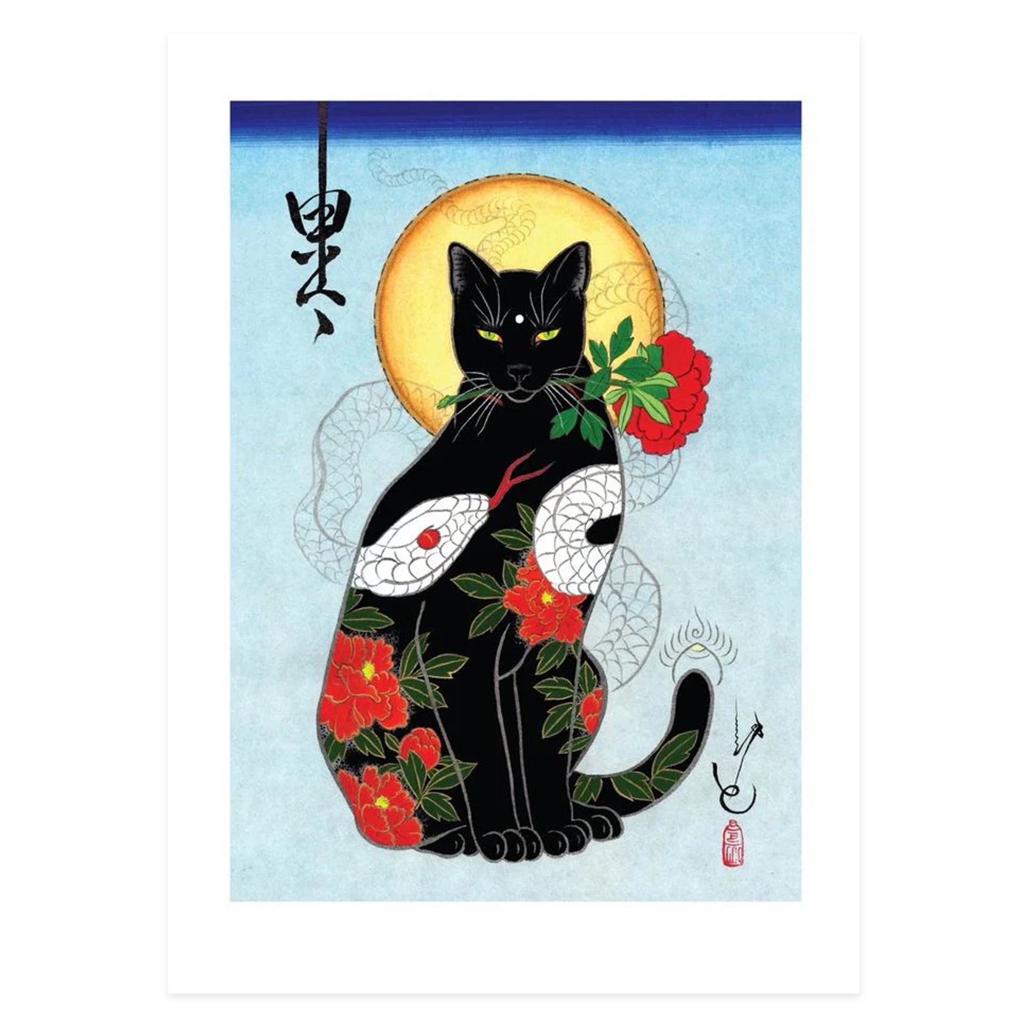 Black Cat (Rose Cat) – Outré Gallery