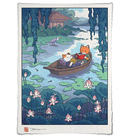 Fox and Cat, Summer Reading