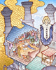 Castle on the Move (Howl's Moving Castle) (gold foil)