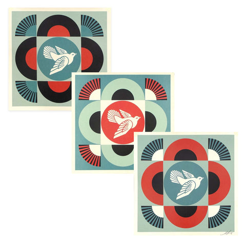 Geometric Dove (set of 3 prints)