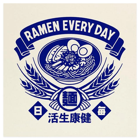 Ramen Everyday (blue and white)