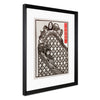 Haku Roller Coaster block print