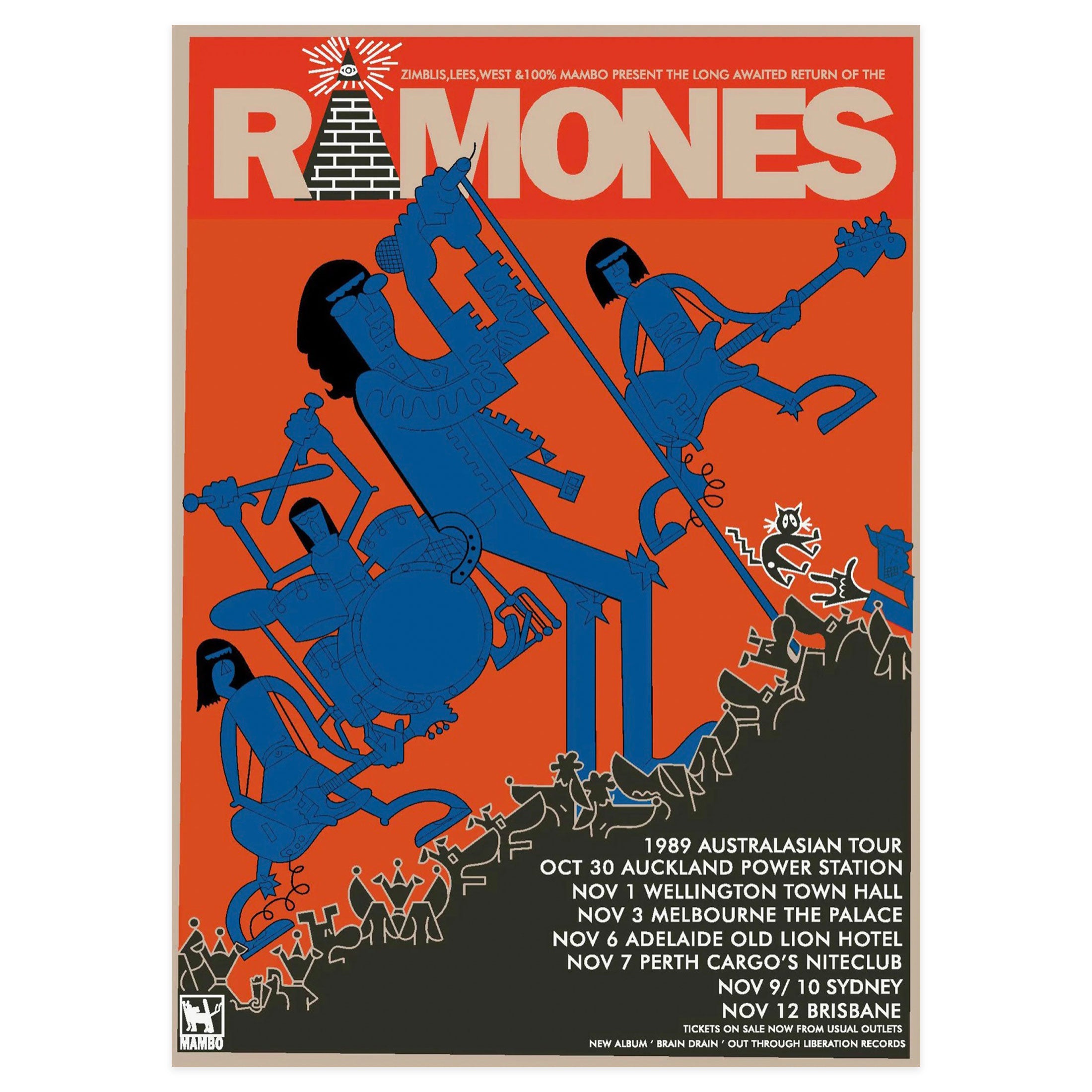 Ramones - 1989 Australia and NZ Tour – Outré Gallery