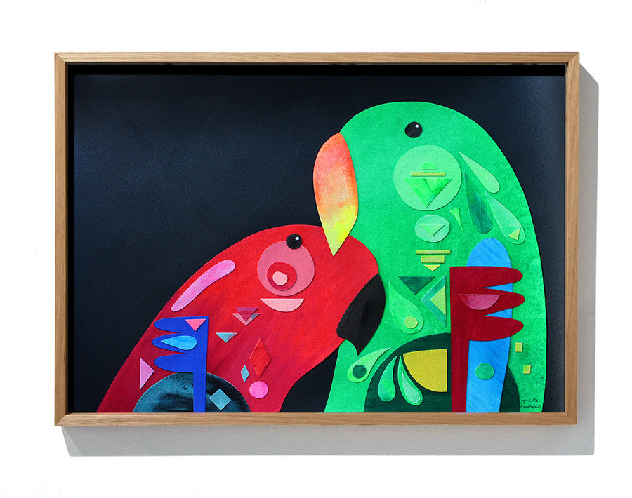 Eclectus Nuzzle