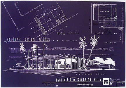 Palm Springs Project Sales Office Architectural Plans