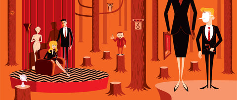 An Old Woman and Her Grandson - Twin Peaks