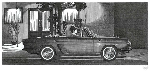 Scene from ‘Pale Flower’ (dir. Masahiro Shinoda, 1964)