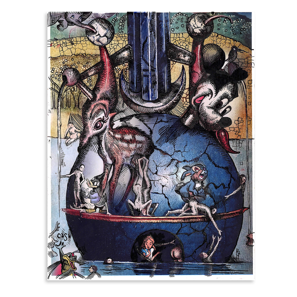 The Garden of Disney Delights - by Hieronymouse Bosch
