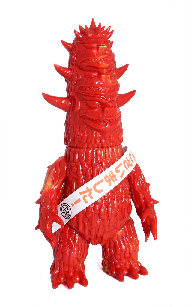 Kaiju Kanda - red & orange marble