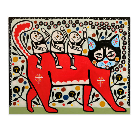 We Are Riding A Red Cat