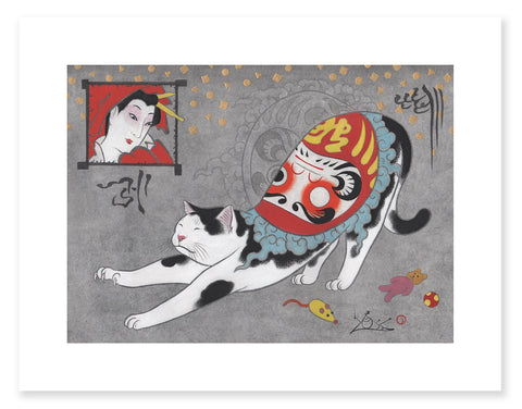 Daruma Cat