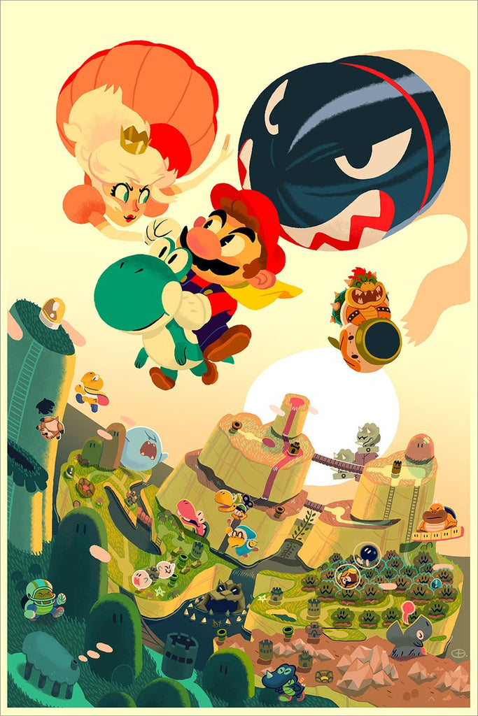 Dinosaur Land, 1990 (Super Mario World)