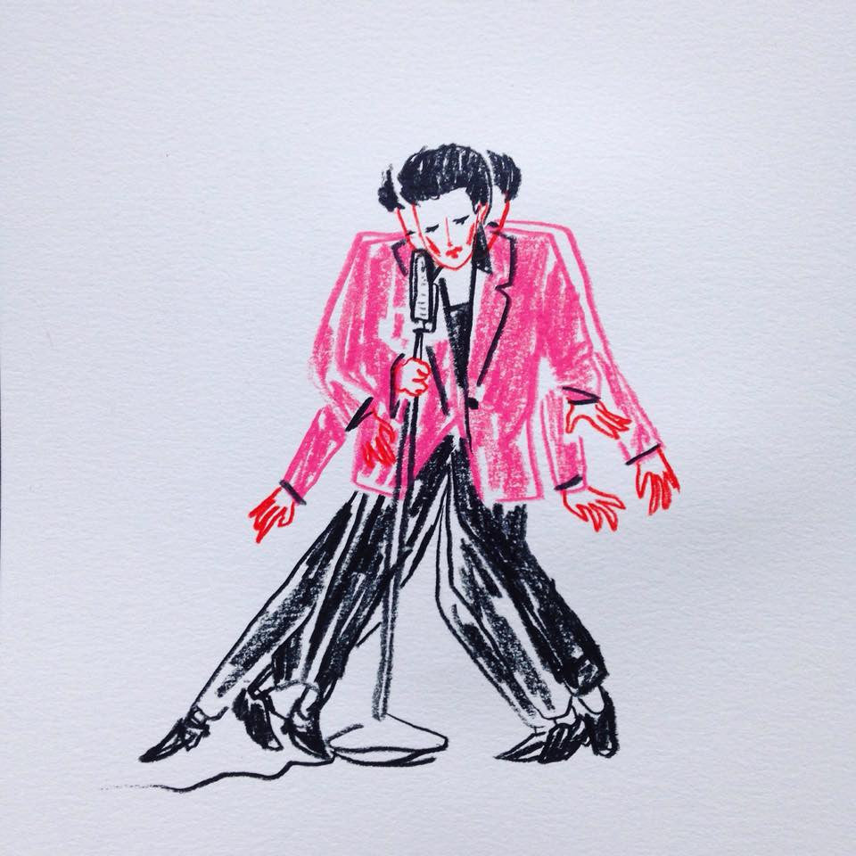 Elvis - Pink Jacket