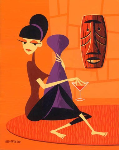 Game Girl (Portrait in Persimmon)