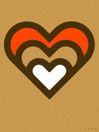 Gold Expanding Heart