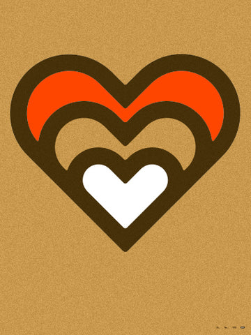 Gold Expanding Heart