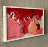 'Red and Pink Abstract' by Hans Osswald