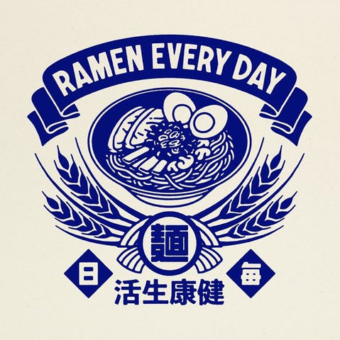 Ramen Everyday (blue and white)