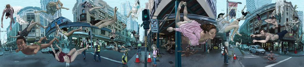Bathers Friday in the CBD