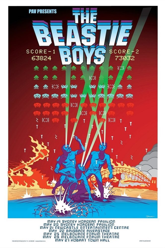 Beastie Boys - 1999 Australian Tour (Space Invaders)