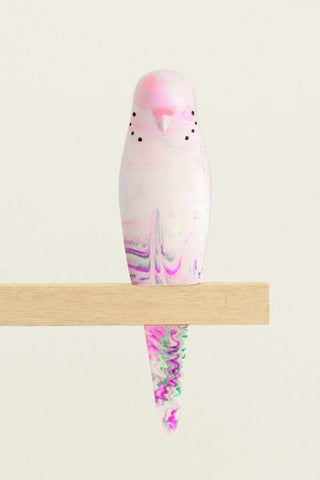 Resin Budgerigar - 'Aurora'