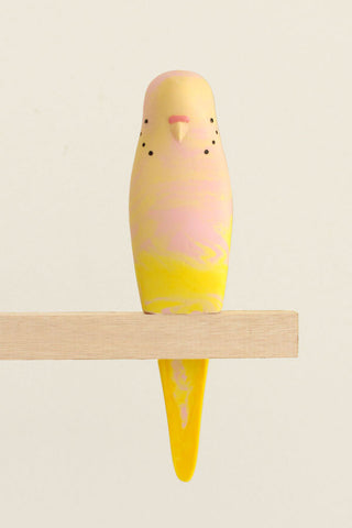 Resin Budgerigar - 'Dawn'