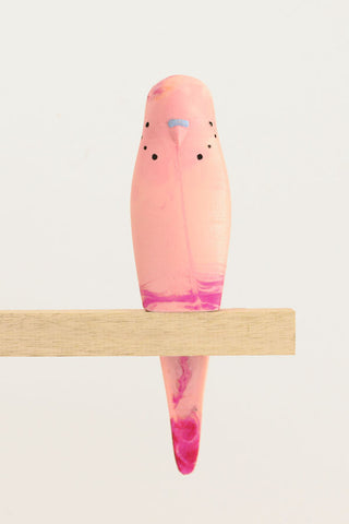 Resin Budgerigar - 'Dusk'