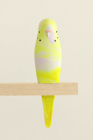 Resin Budgerigar - 'Iris'