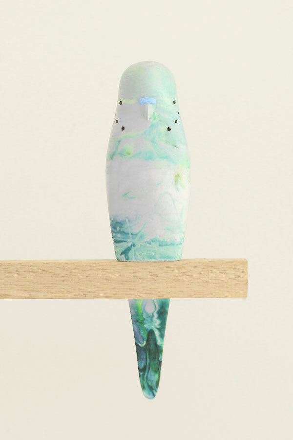 Resin Budgerigar - 'Jewel'