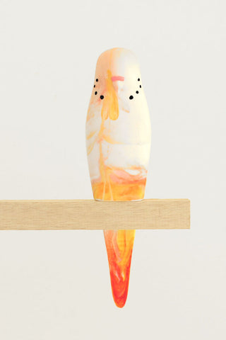 Resin Budgerigar - 'Phoenix'