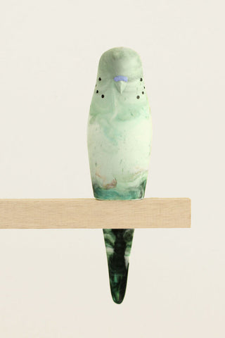 Resin Budgerigar - 'Storm'