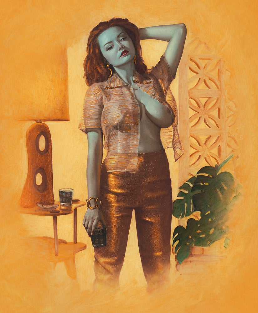 Gold Lame Lounge