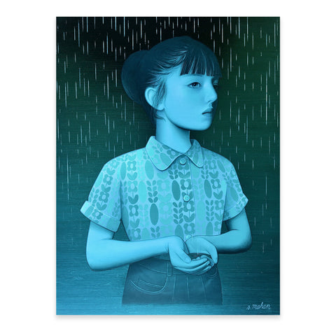 holding raindrops