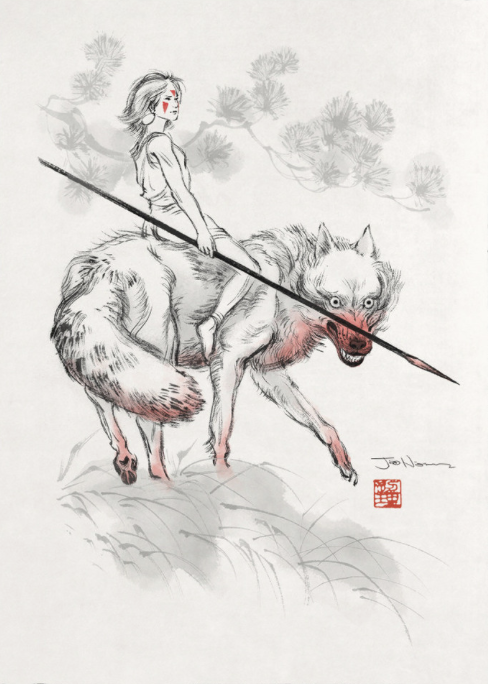 Wolf Girl (Princess Mononoke)