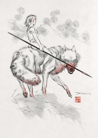 Wolf Girl (Princess Mononoke)